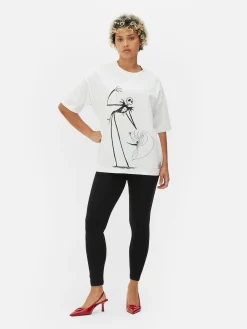 T-shirt Corte Grande Disney Tim Burton O Estranho Mundo De Jack