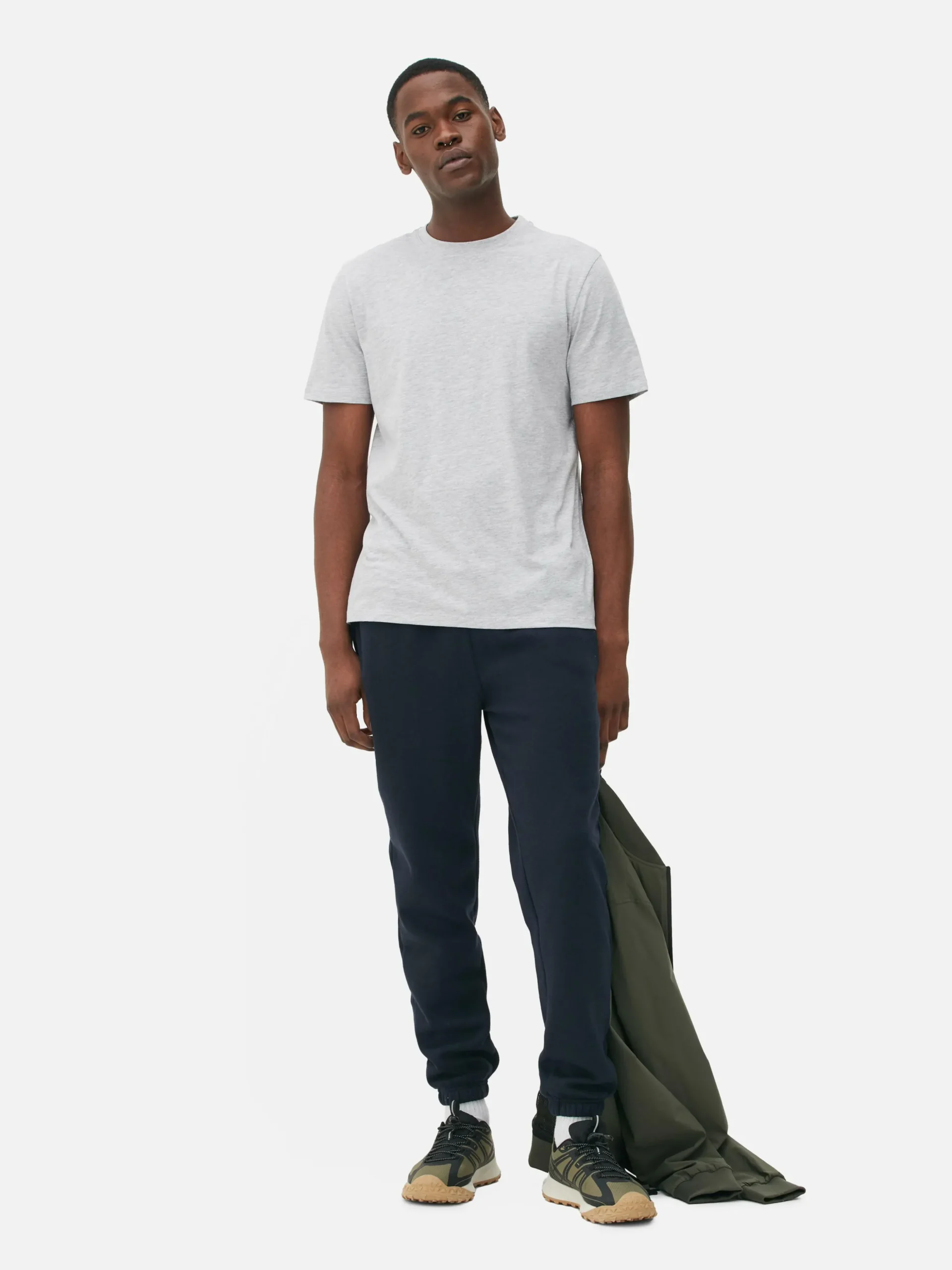 T-shirt Corte Regular Mesclada