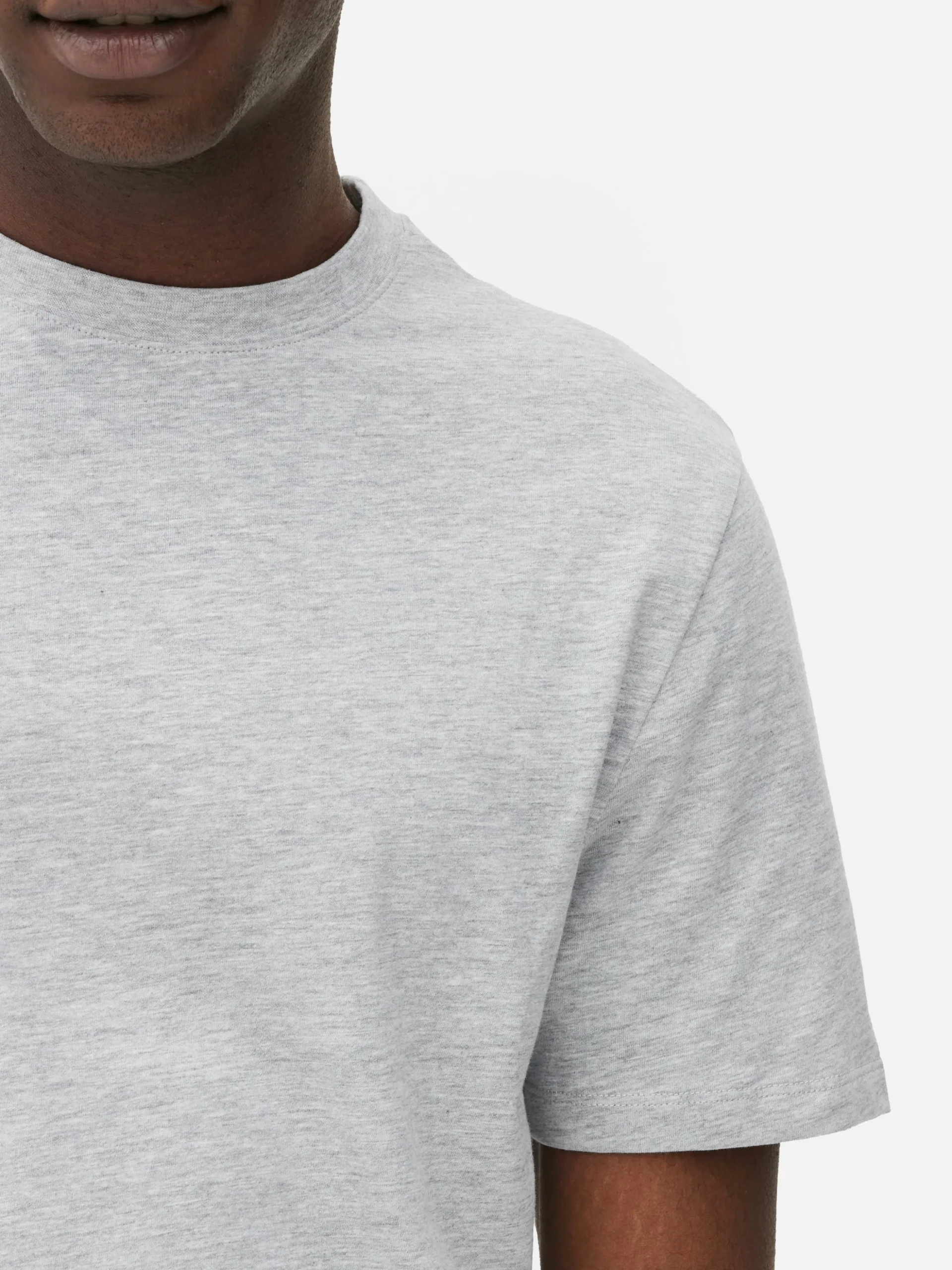 T-shirt Corte Regular Mesclada