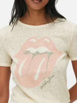 T-shirt Curta Logótipo The Rolling Stones