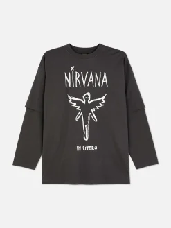 T-shirt Dupla Camada Nirvana