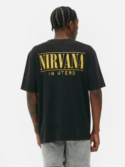 T-shirt Efeito Lavagem Nirvana