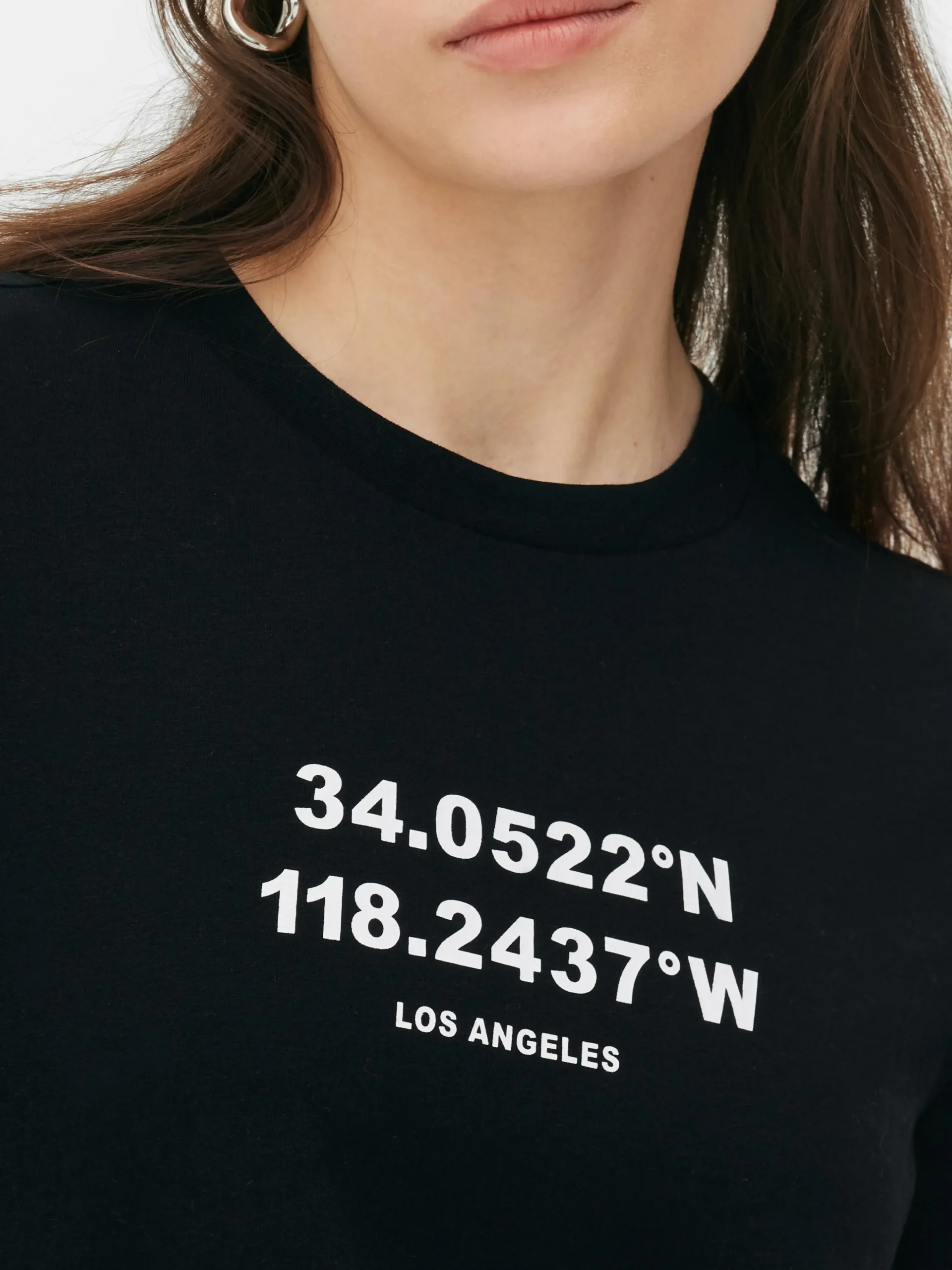 T-shirt Estampado Gráfico Algodão