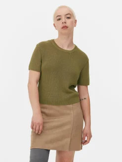 T-shirt Gola Redonda Malha