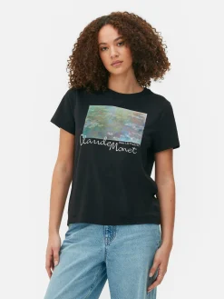 T-shirt Manga Curta Claude Monet