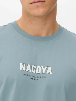 T-shirt Padrão Floral Tóquio