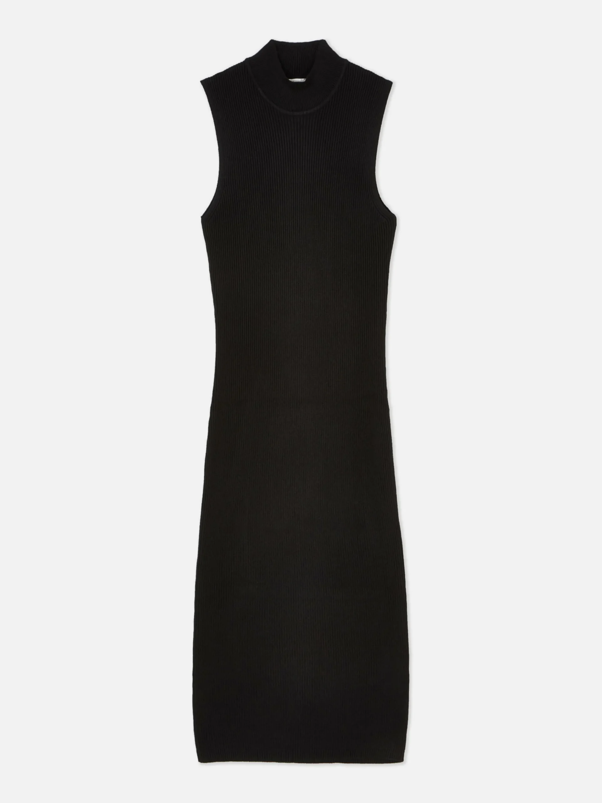 Vestido Midi Malha S/ Mangas