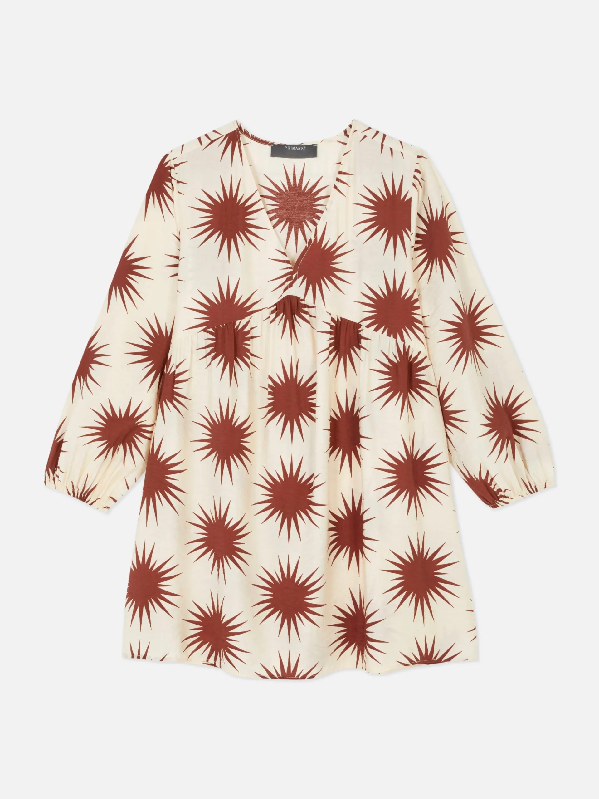 Vestido Mini Franzido Decote V