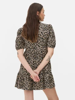 Vestido Mini Franzido Enrugado