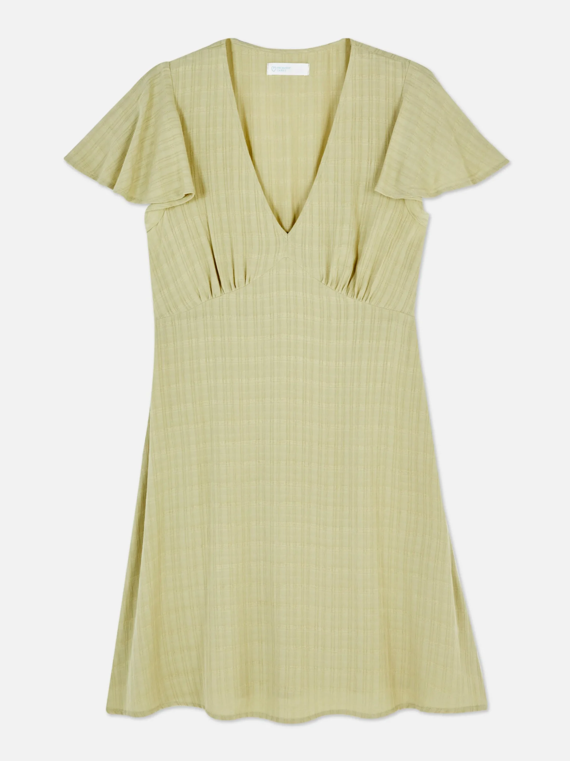 Vestido Mini Manga Curta